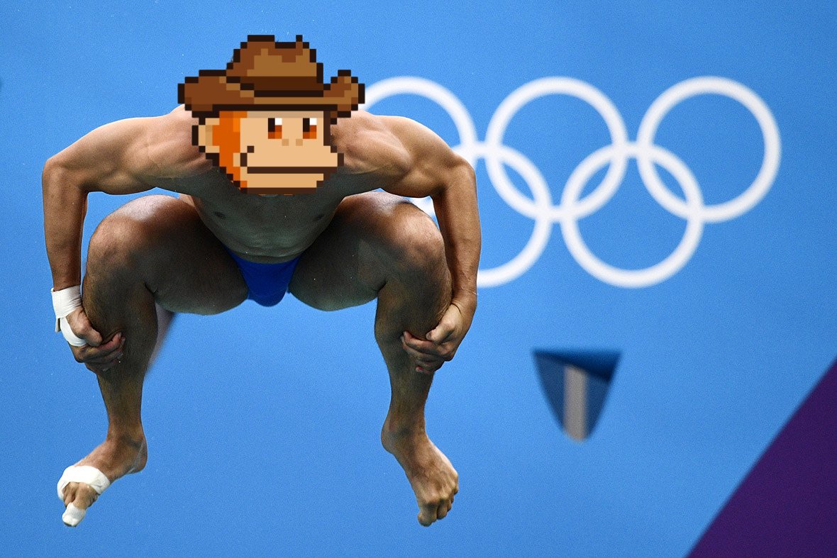 Diver mid-air